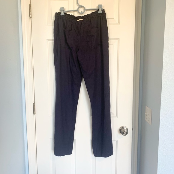 Navy Roxy Drawstring Pants nwt - Picture 2 of 5